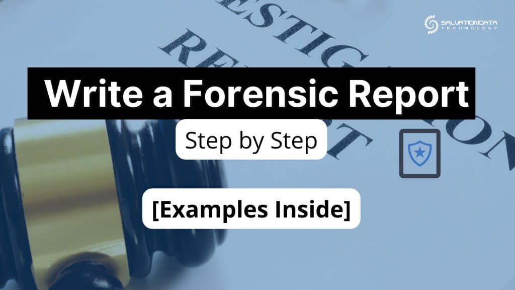 Write a Forensic Report Step by Step [Examples Inside]
