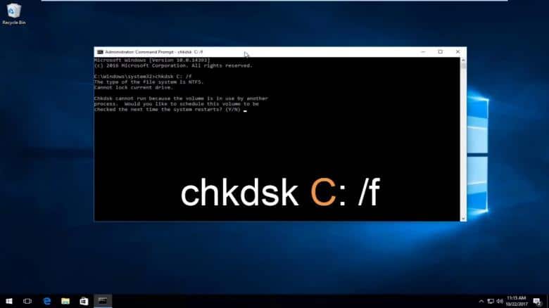 chkdsk-command